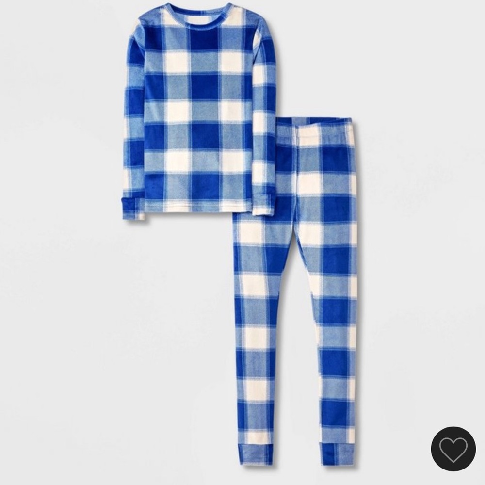 2pc 'Buffalo Check' Snuggly Soft Snug Fit Long Sleeve Pajama Set - Cat & Jack 4T